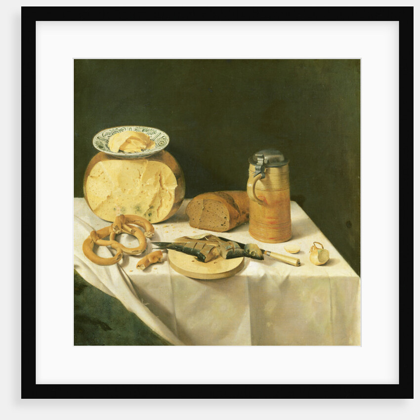 Breakfast Still Life by Johann Georg (1630/31-88) Hinz