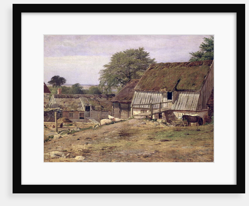 A Farmhouse in Sweden, 1834 by Louis Gurlitt