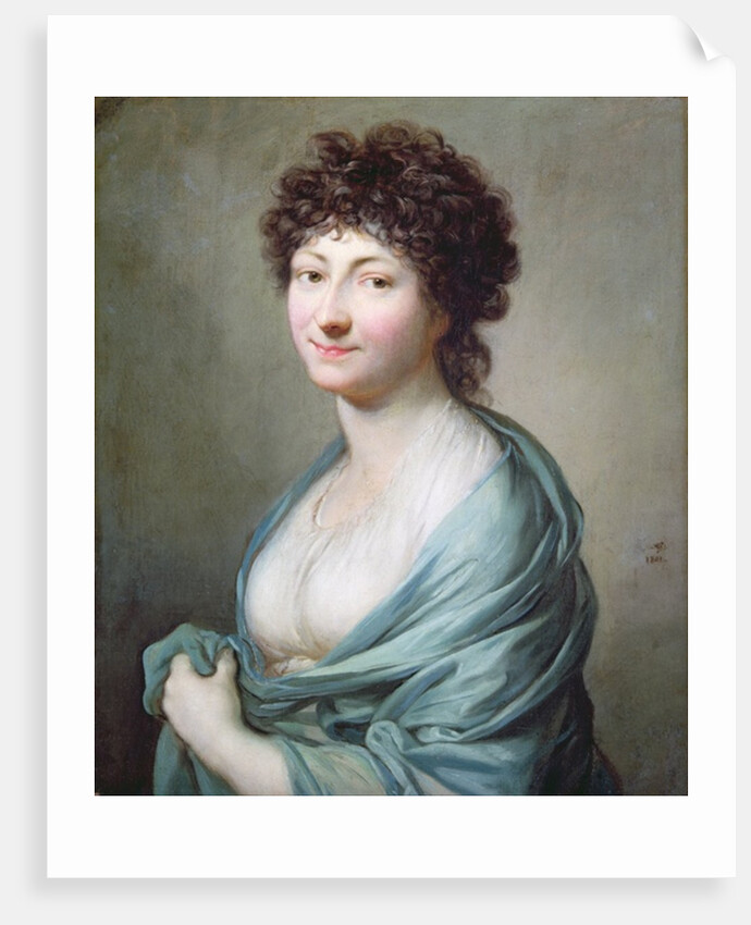 The Daughter: Portrait of Caroline Susanne Graff, 1801 by Anton Graff