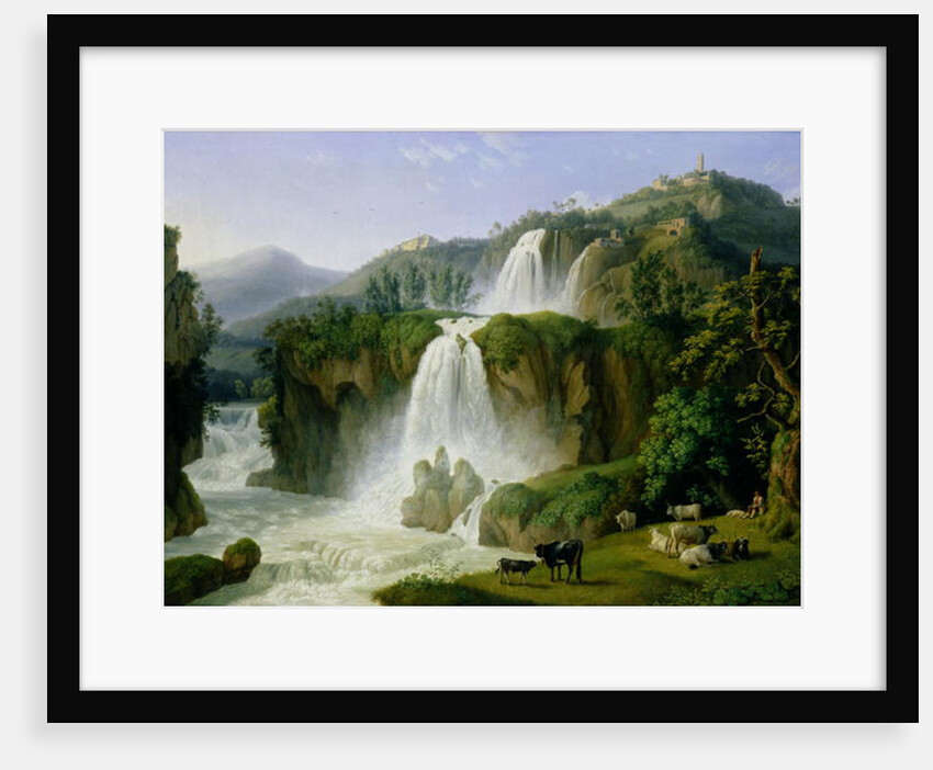 The Waterfall at Tivoli, 1785 by Jacob-Philippe Hackert