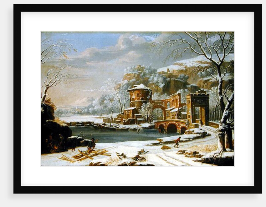 Winter Landscape, 1674 by Johann Oswald Harms