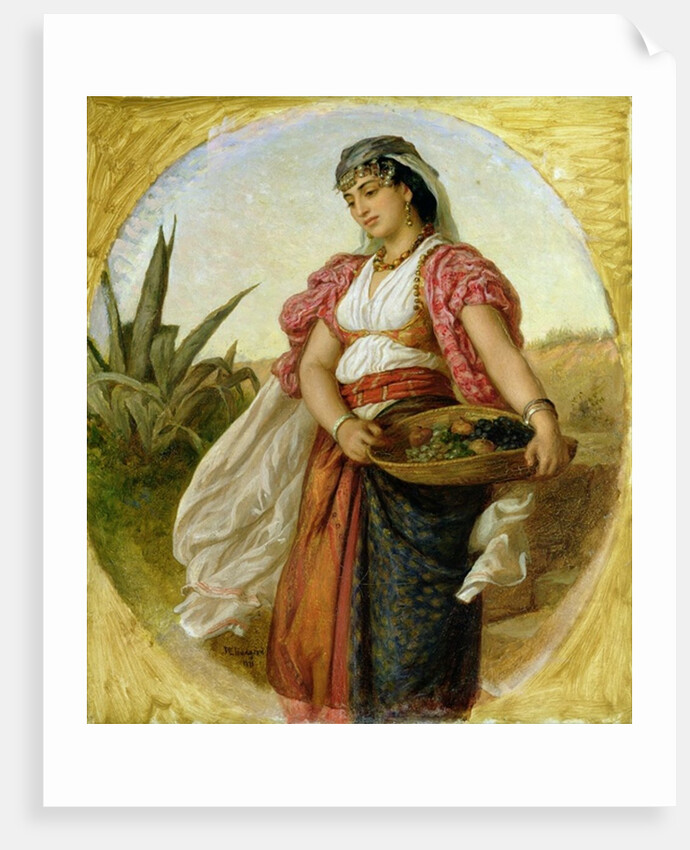 A Woman from Algiers, 1871 by John Evan Hodgson