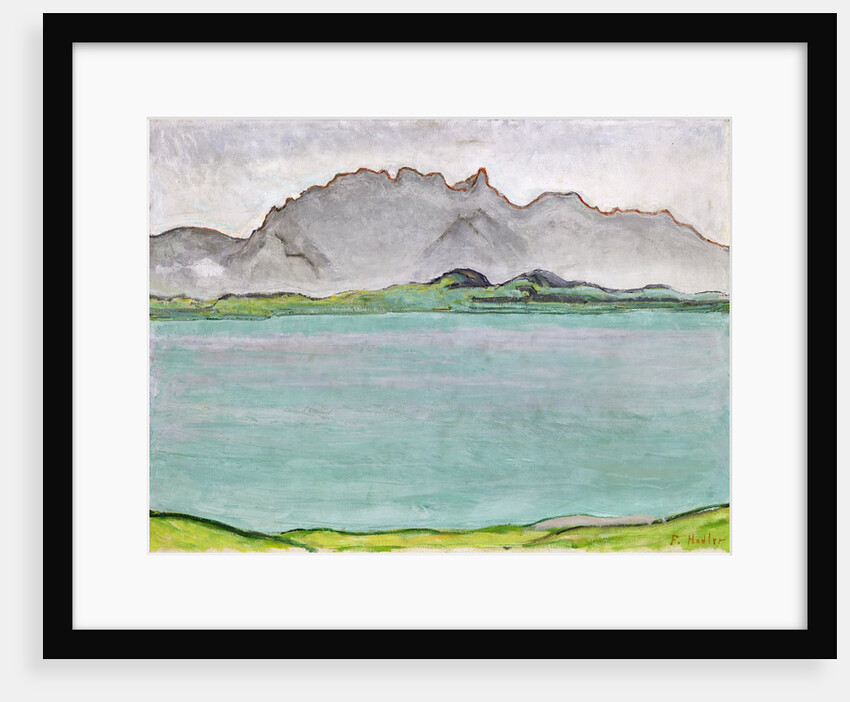 The Stockhorn Mountains and Lake Thun, 1911 by Ferdinand Hodler