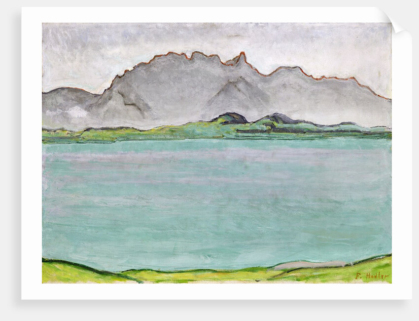 The Stockhorn Mountains and Lake Thun, 1911 by Ferdinand Hodler