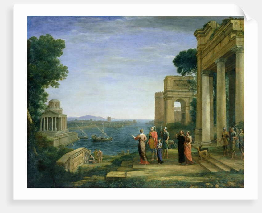 Aeneas and Dido in Carthage, 1675 by Claude Lorrain (1600-82)