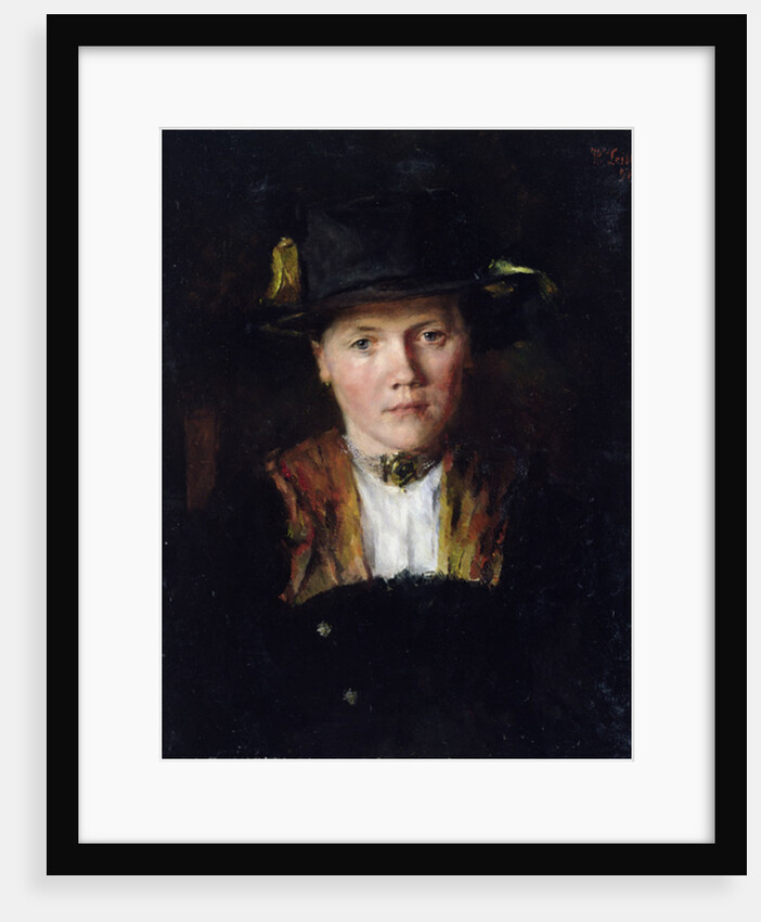 A Bavarian Girl, 1897 by Wilhelm Maria Hubertus Leibl