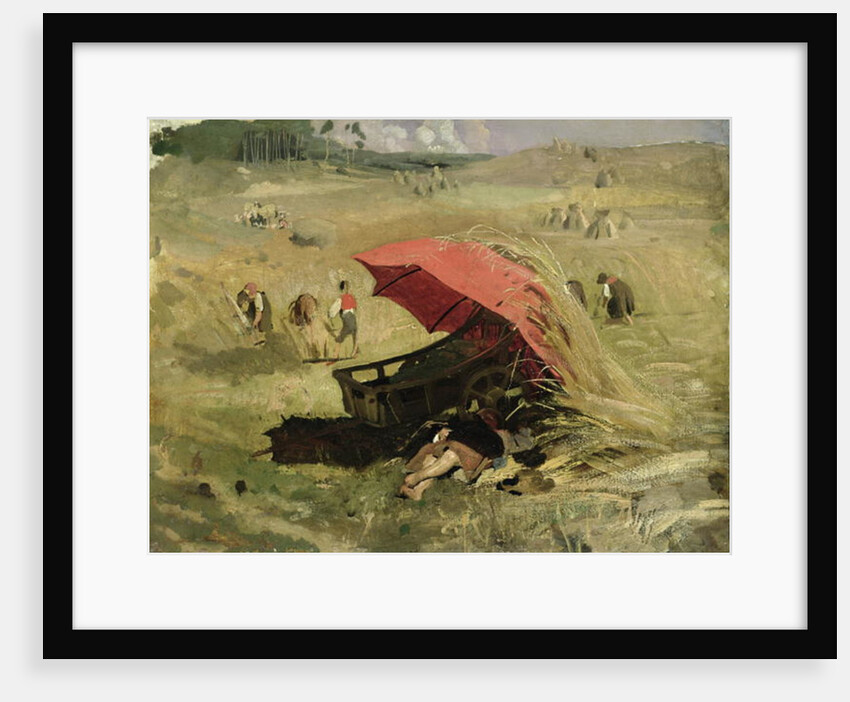 The Red Sunshade, c.1860 by Franz Seraph von Lenbach