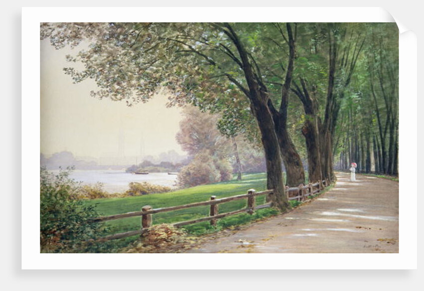 The Fontenay in Hamburg by Ascan Lutteroth