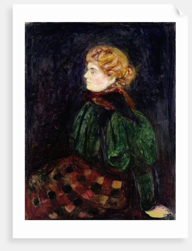 Portrait of Frau Maximilian Harden by Edvard Munch