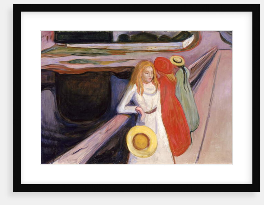 Girls on the Bridge by Edvard Munch
