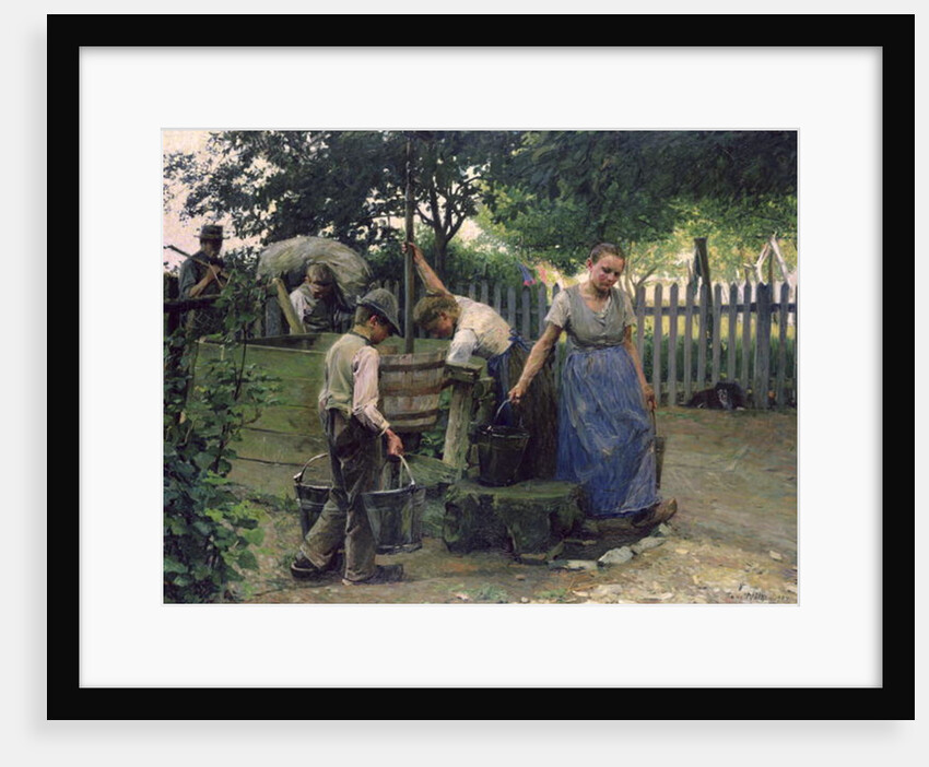 At the Well by Franz Nolken