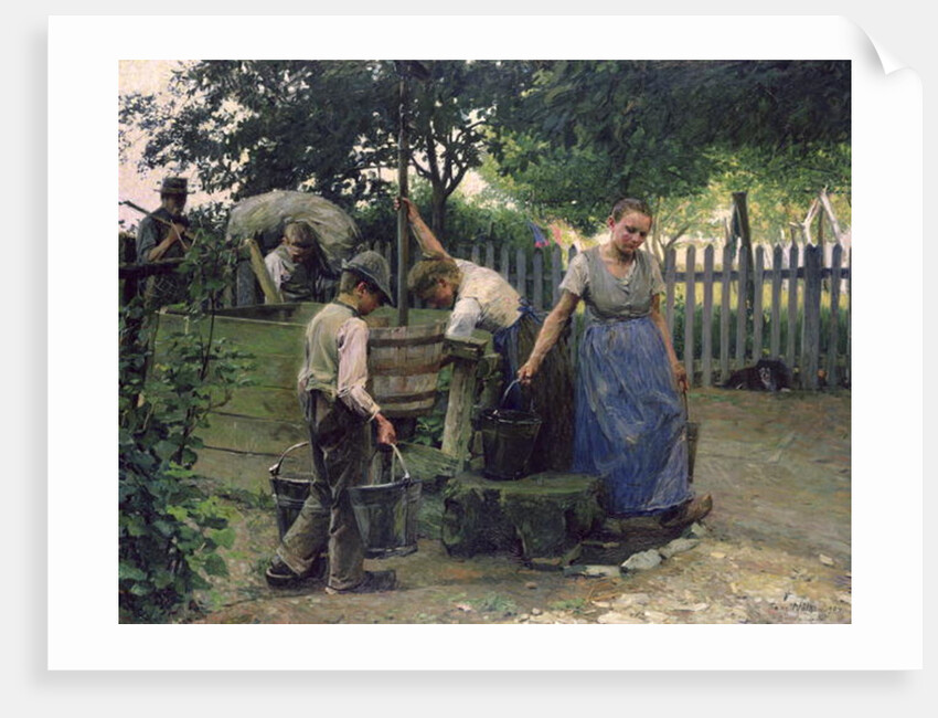 At the Well by Franz Nolken