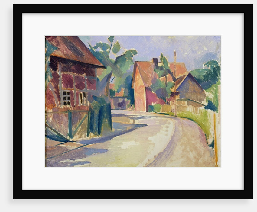 A Village Street by Franz Nolken