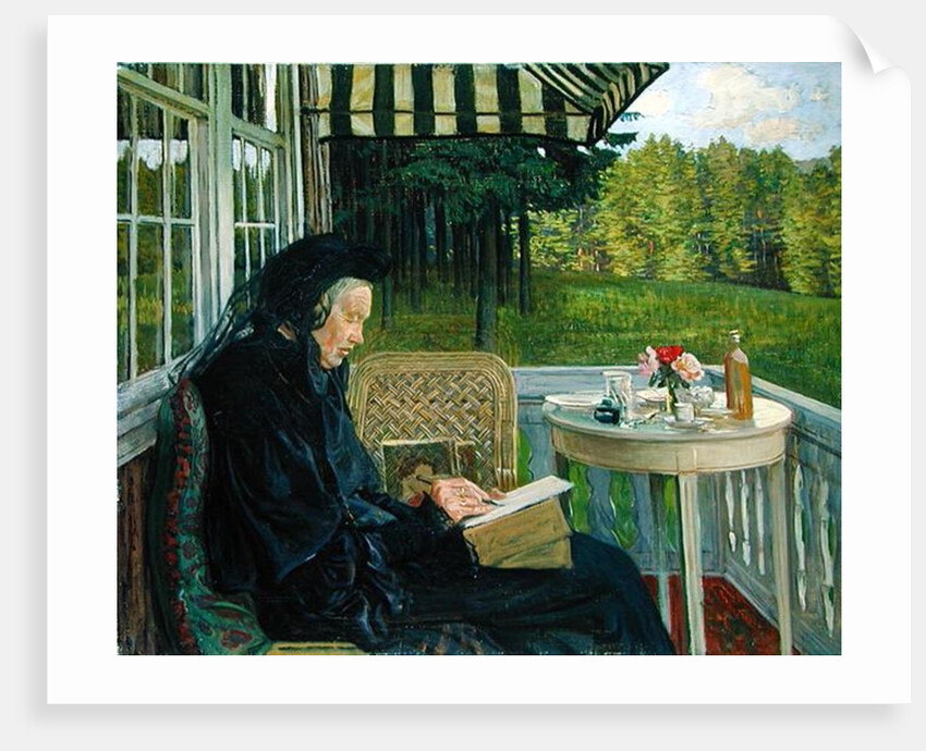 Marie Zacharias, Sunny Evening, 1904 by Leopold Karl Walter von Kalckreuth