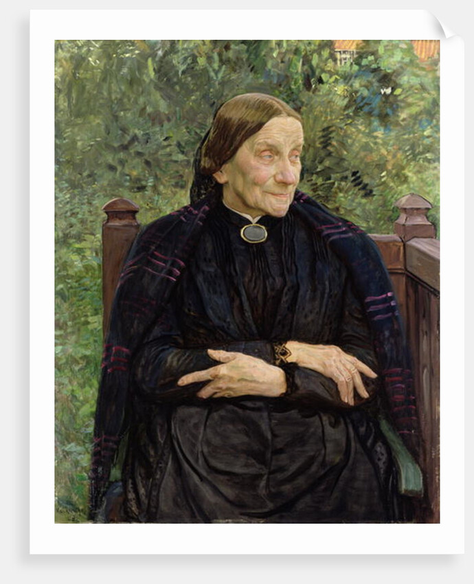 Lichtwark's Mother, 1908 by Leopold Karl Walter von Kalckreuth