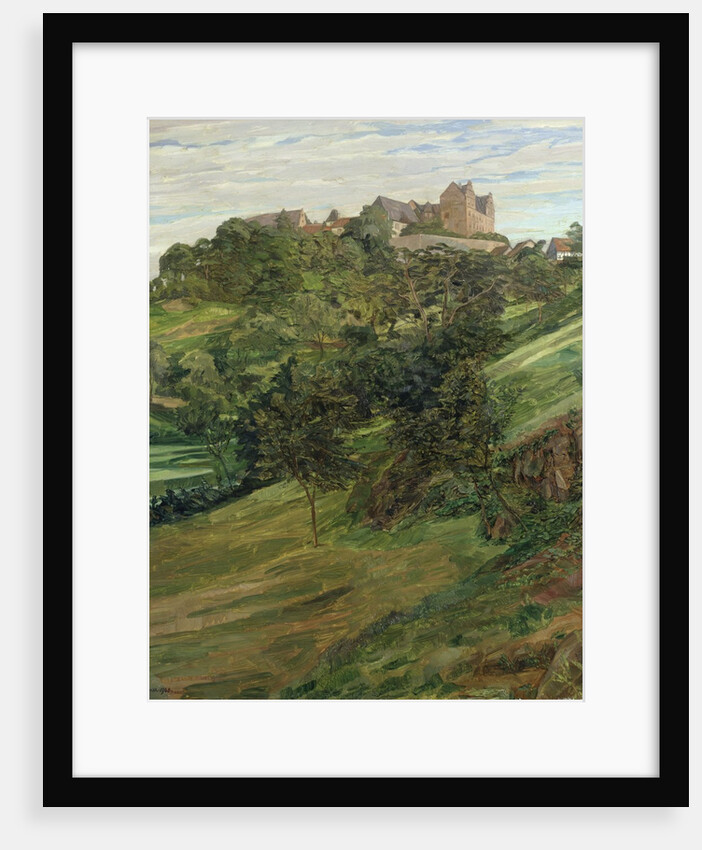 Lichtenberg Castle in Odenwald, 1900 by Heinrich Wilhelm Truebner