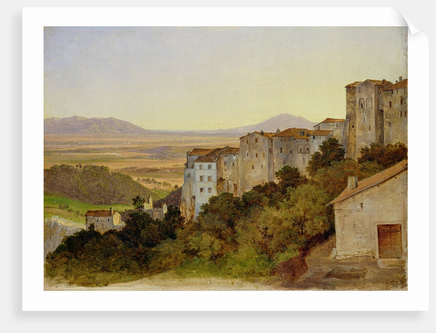 View of Olevano, 1821-24 by Heinrich Reinhold