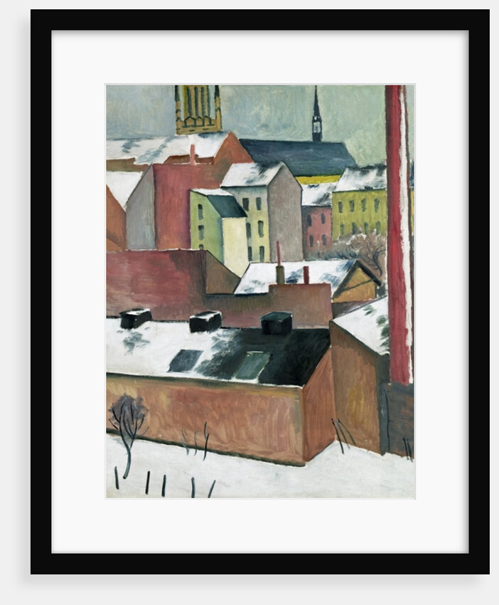 The Church of St Mary in Bonn in Snow, 1911 by August Macke