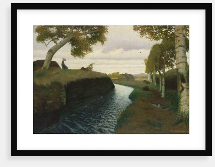 Canal in Moorland, 1903 by Otto Modersohn