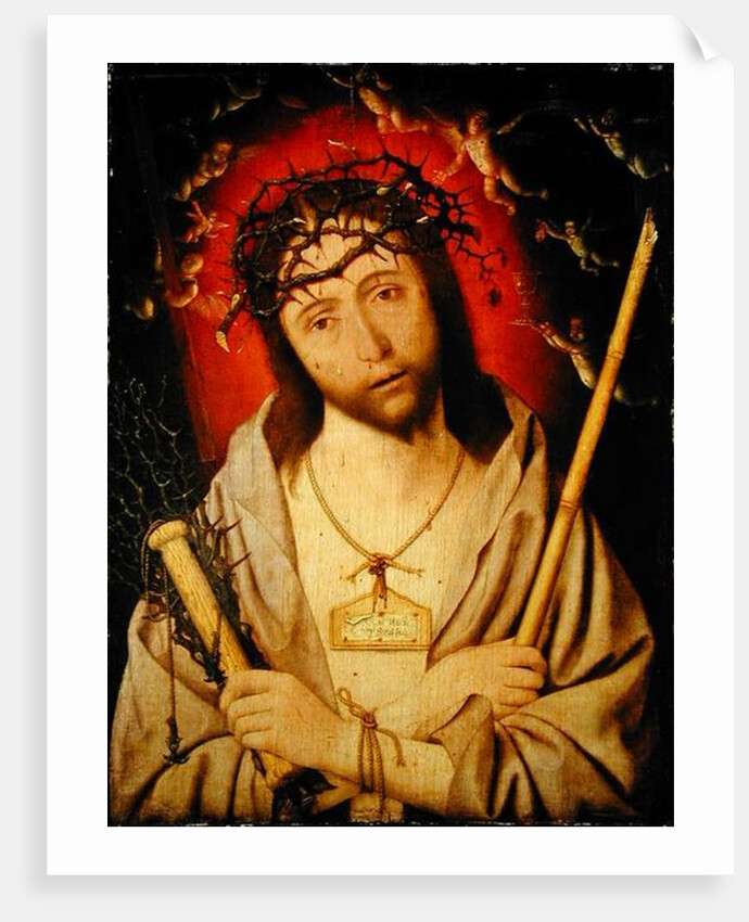 Christ as the Man of Sorrows by Jan Mostaert