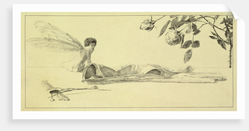 Love from a series of ten plates from 'Paraphrase on the Discovery of a Glove', published in 1881, 1878 by Max Klinger