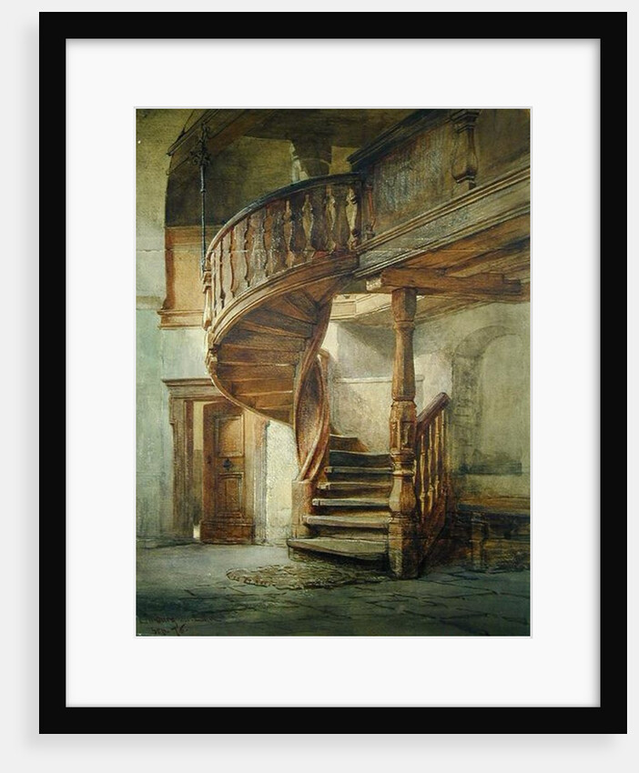 Spiral Staircase. Limburg an der Lahn by Johann Martin Gensler