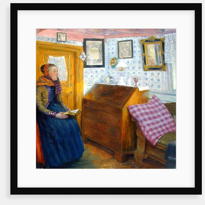 Farmhouse Interior on Sunday, 1895 by Jean Paul Kayser