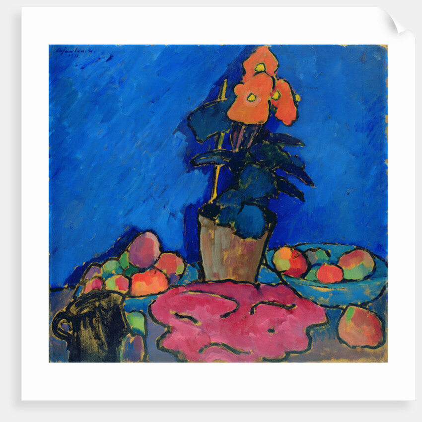 Still Life with Begonia, 1911 by Alexej von Jawlensky