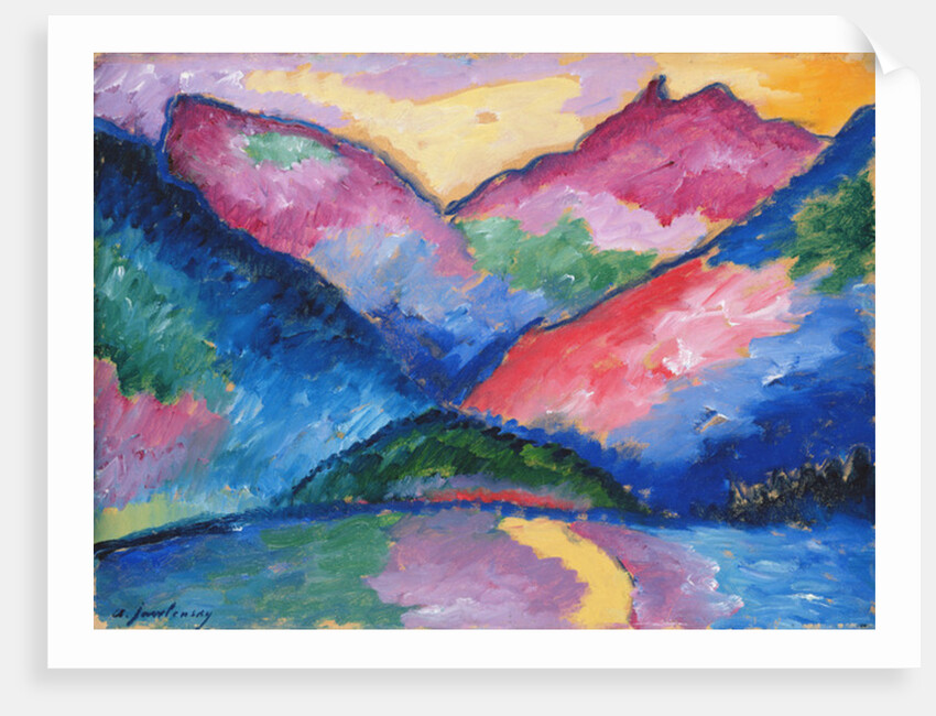 The Oy Valley, 1910 by Alexej von Jawlensky