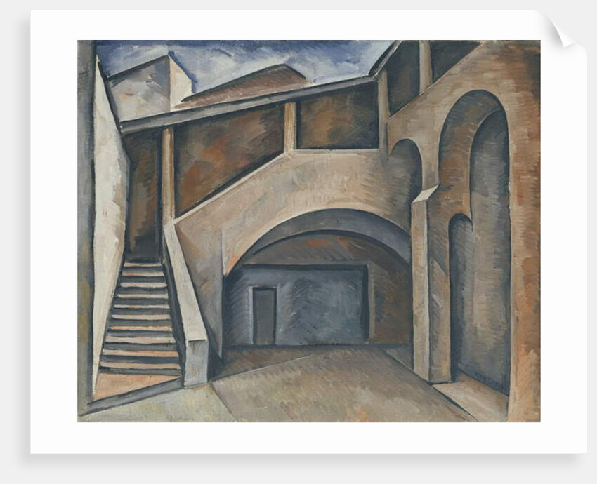 Courtyard, 1913 by Alexander Kanoldt