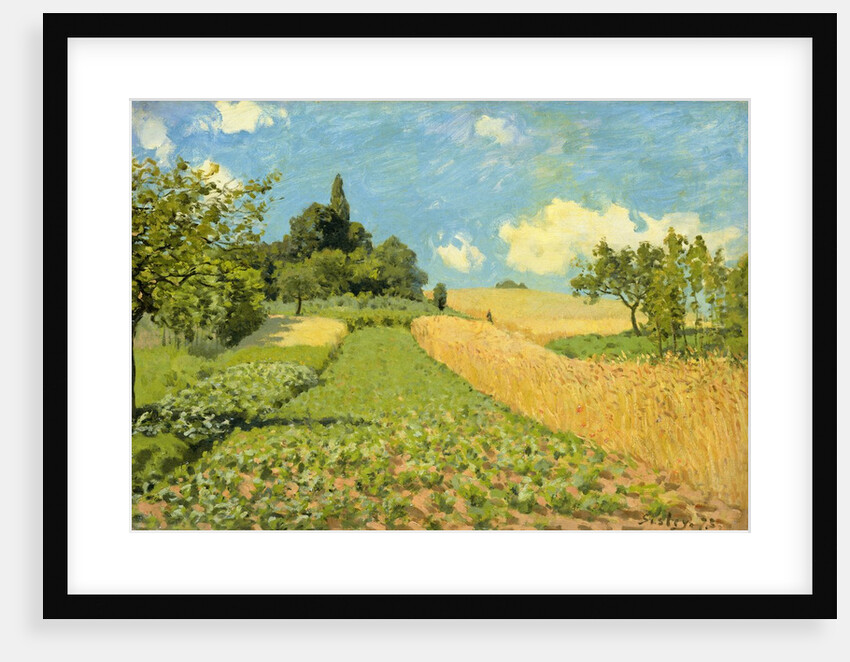 The Cornfield by Alfred Sisley