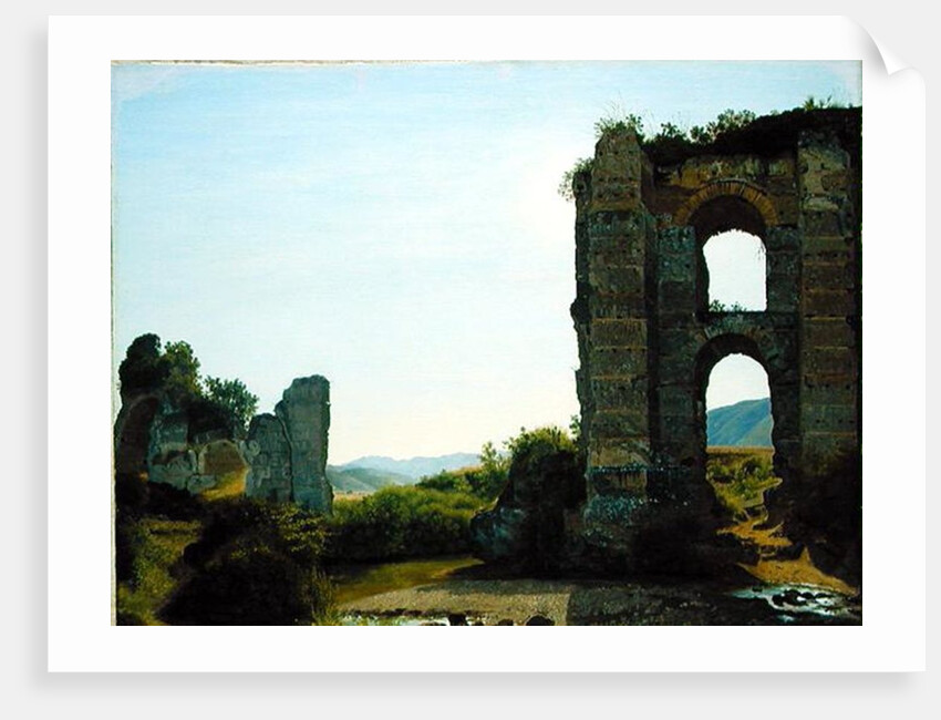 Ruin near Rome, c.1796 by Johann Martin von Rohden