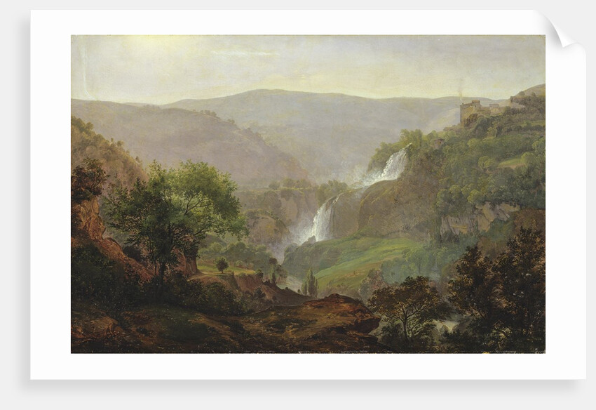 Waterfall near Tivoli, c.1808 by Johann Martin von Rohden