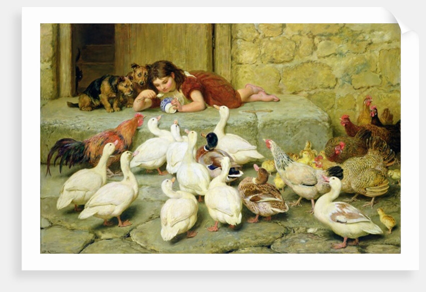 The Last Spoonful, 1880 by Briton Riviere