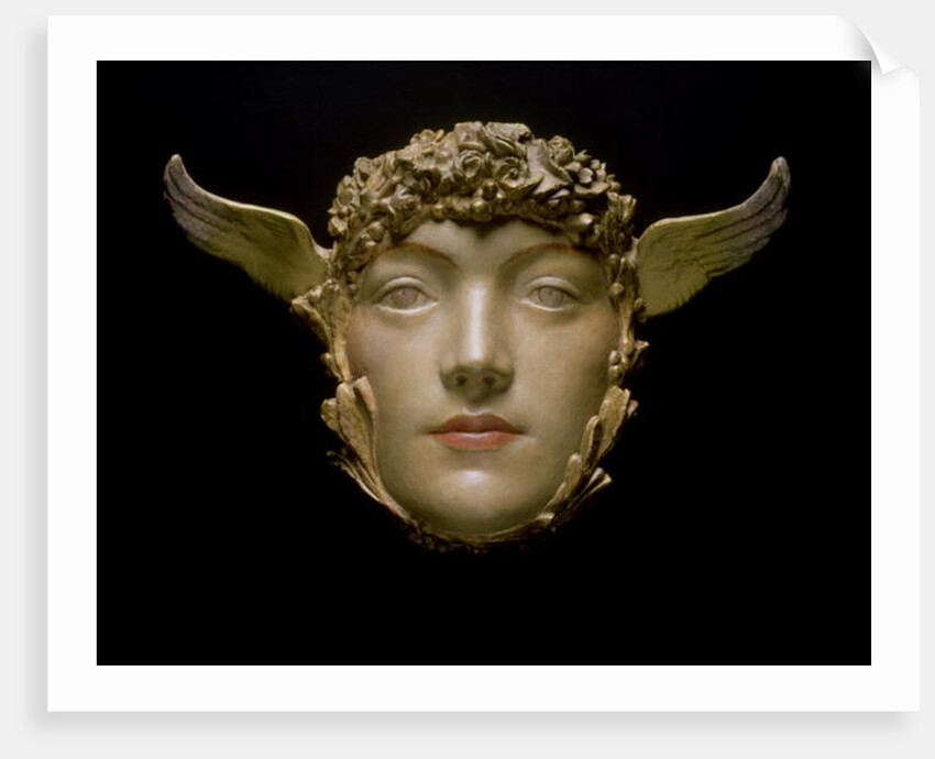 A Mask, c.1897 by Fernand Khnopff