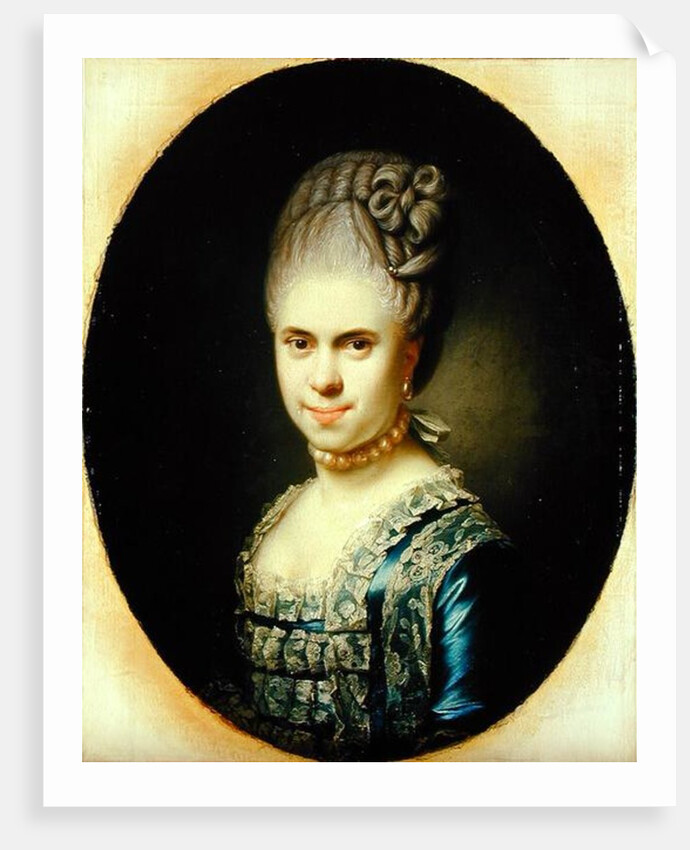 Portrait of Dorothea Maria Lienau, 1772 by Jens Juel