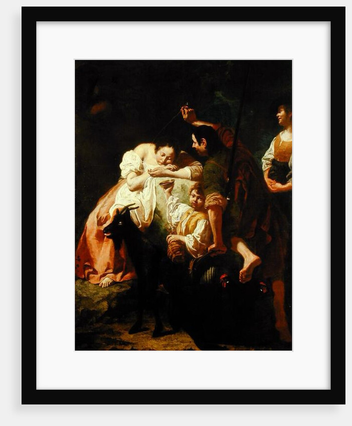 A Sleeping Shepherdess by Domenico Maggiotto