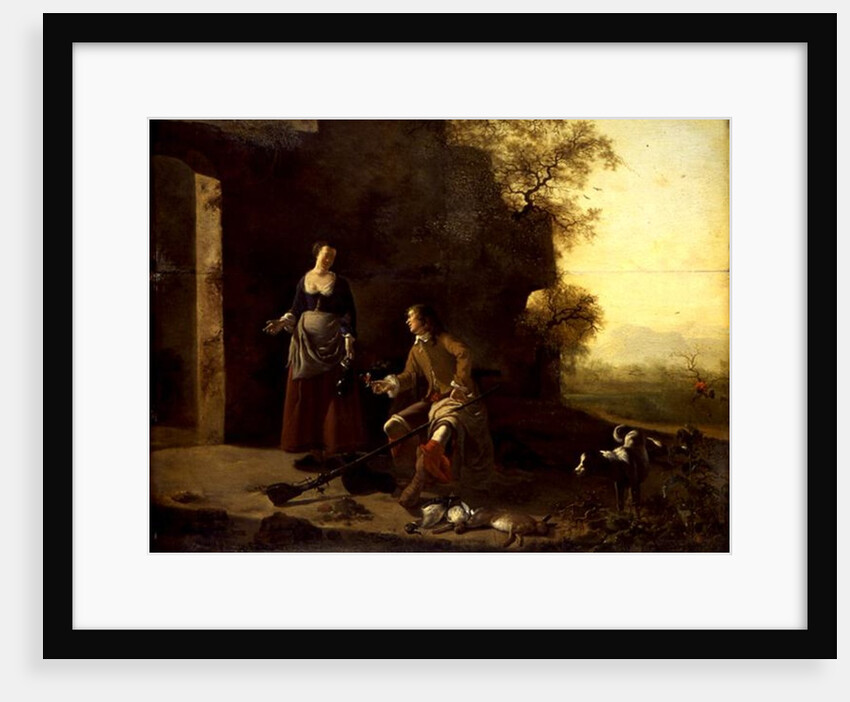 Hunter's Rest by Jan II Vermeer van Haarlem