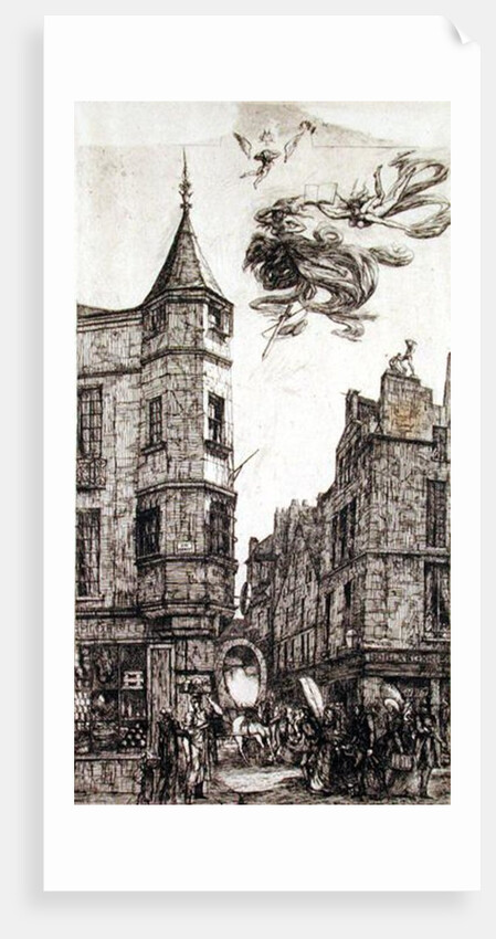 Tourelle, Rue de L'Ecole de Medecine, 22, 1861 by Charles Meryon