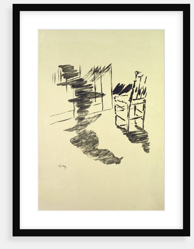 Illustration for 'The Raven', by Edgar Allen Poe, 1875 by Edouard Manet