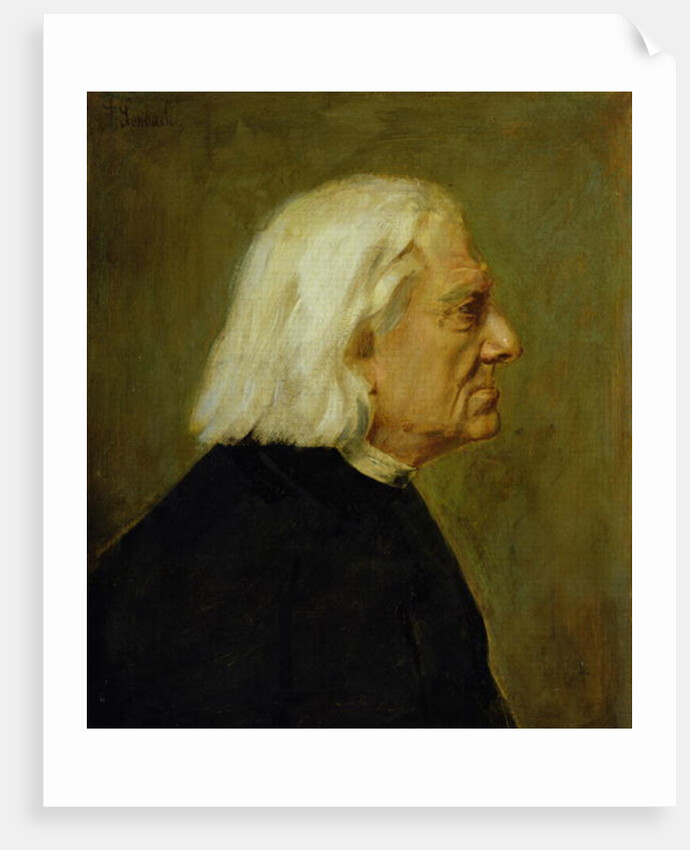 The Composer Franz Liszt, 1884 by Franz Seraph von Lenbach