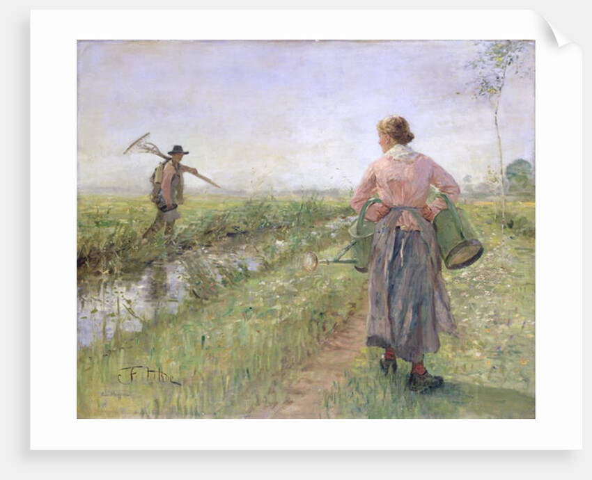 In the Morning, 1889 by Fritz von Uhde