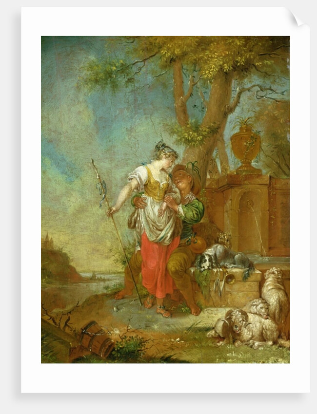Shepherd and Shepherdess by Januarius Zick