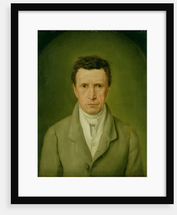 Portrait of Johann Friedrich Nikolaus Oldach 1824 by Julius Oldach