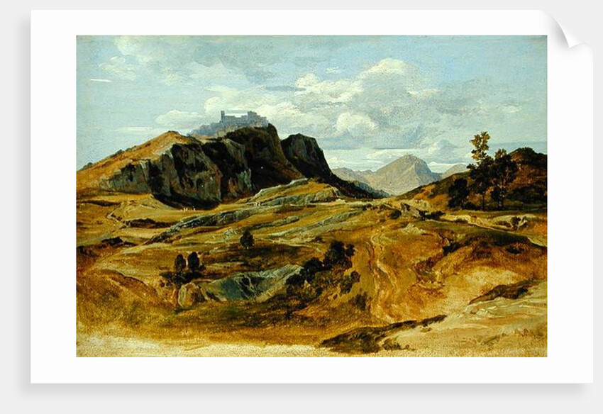 Landscape at Civitella, 1822 by Heinrich Reinhold