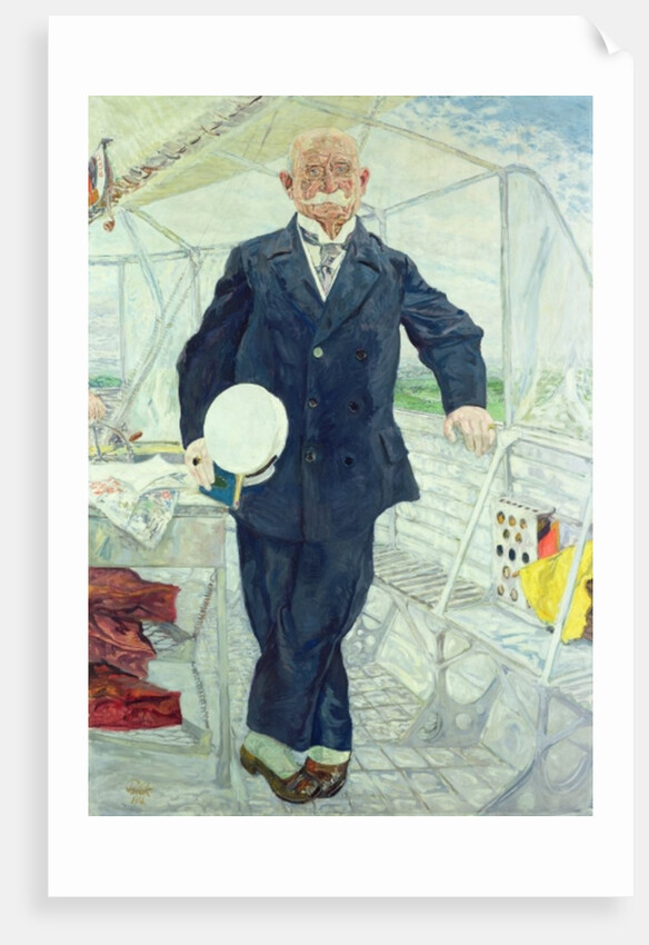 Count Zeppelin 1914 by Bernhard Pankok