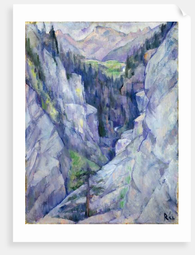 Ravine at Pians, 1921 by Anita Ree