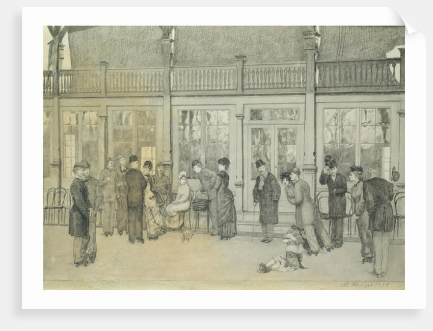 Place from 'Paraphrase on the Discovery of a Glove', pub. 1881, 1878 by Max Klinger