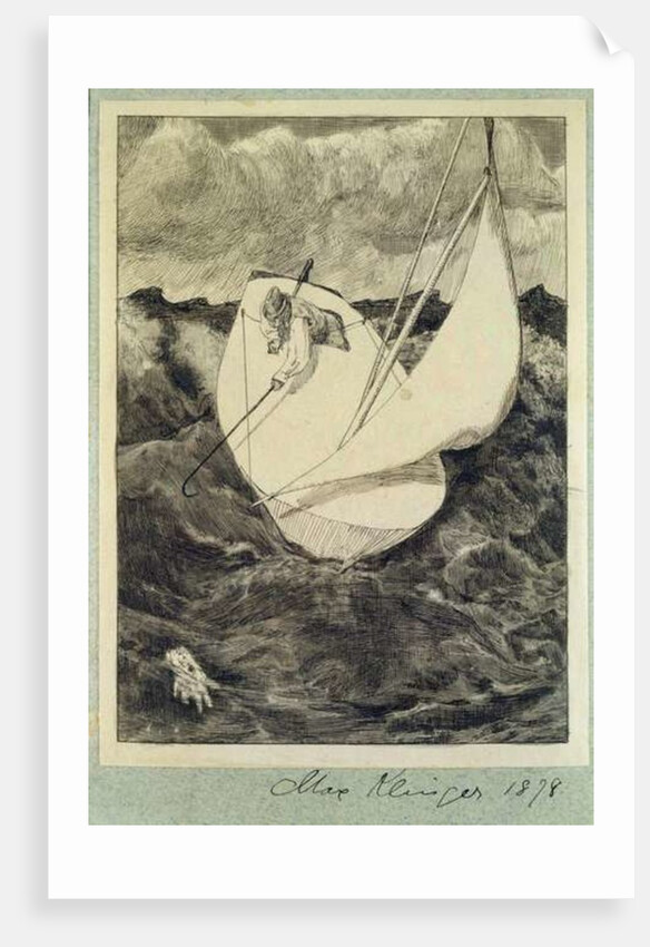 Salvage from 'Paraphrase on the Discovery of a Glove', pub. 1881, 1878 by Max Klinger