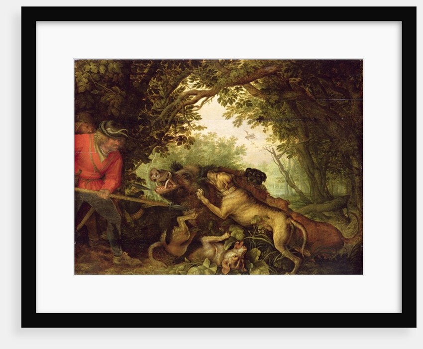 Boar Hunt, 1611 by Roelandt Jacobsz. Savery
